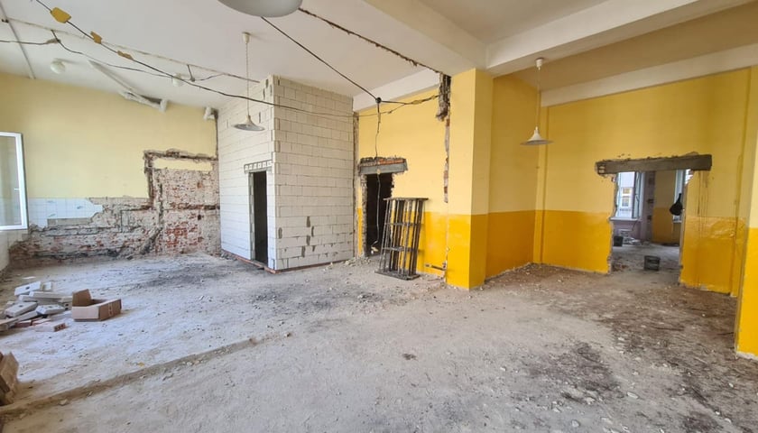 Trwa remont i przebudowa Przedszkola nr 50 przy ul. Dyrekcyjnej