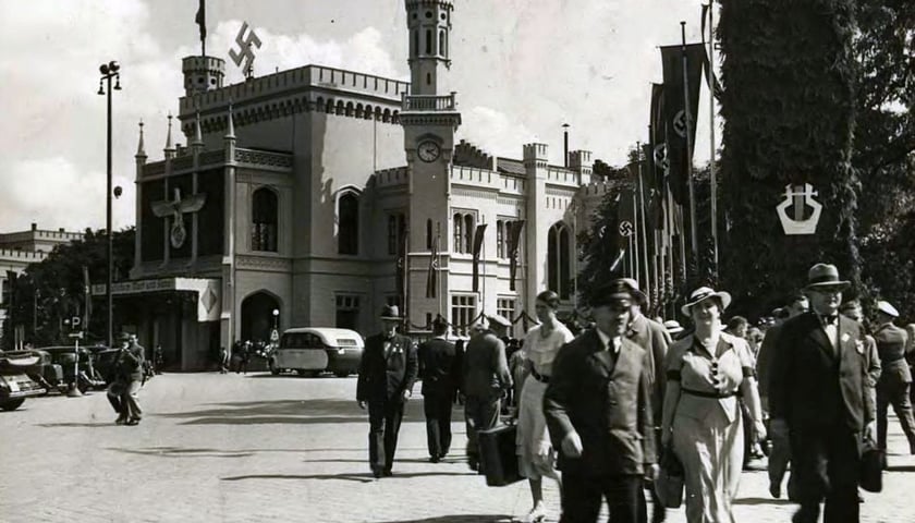 Breslau, 1937 rok, Dworzec Główny. Zdjęcie ilustracyjne