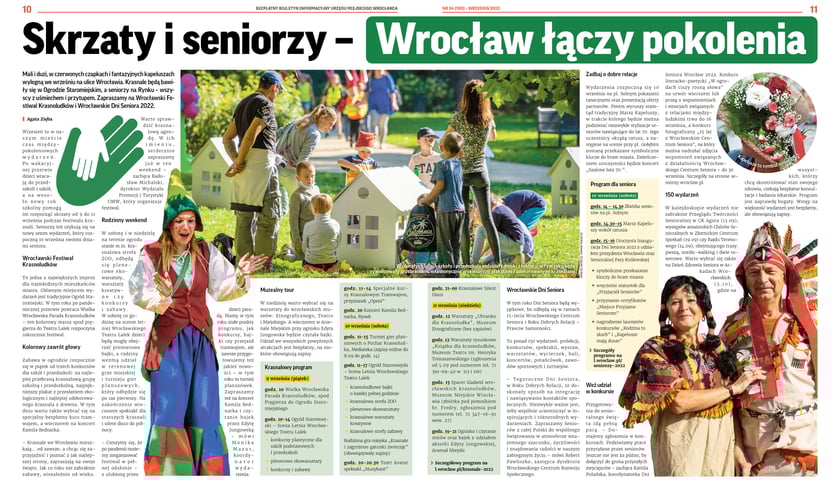 Skrzaty i seniorzy - Wrocław łączy pokolenia