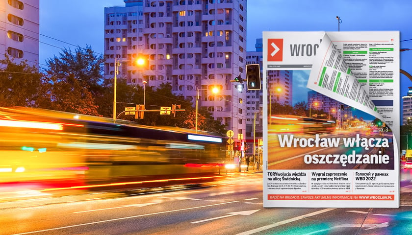 Na zdjęciu okładka nowego numeru biuletynu Wroclaw.pl - wrzesień 2022: Wrocław włącza oszczędzanie