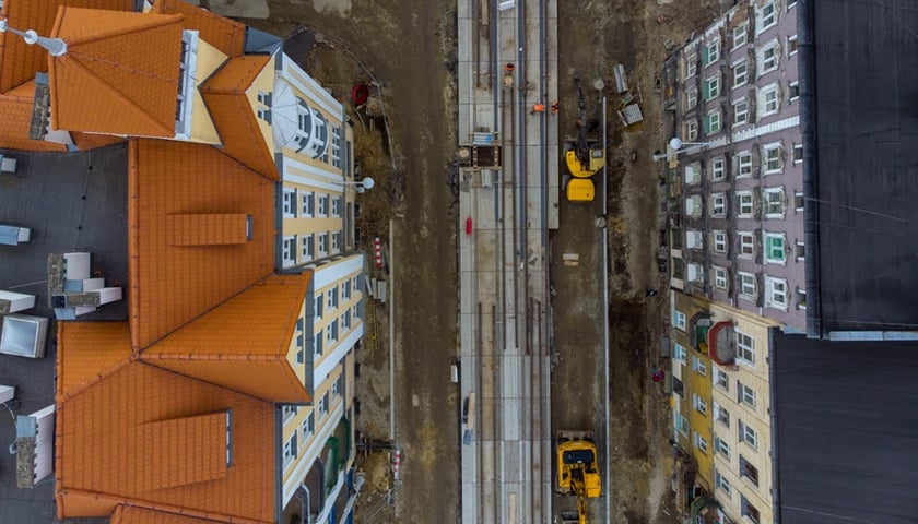 Na Hubskiej praca wre [ZDJĘCIA, WIDEO]