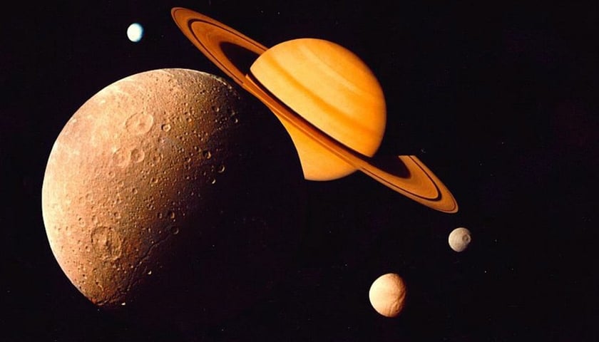 Na zdjęciu planety Układu Słonecznego