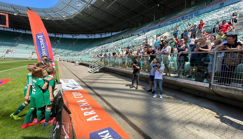 Młodzi zawodnicy podczas Tarczyński Arena Cup