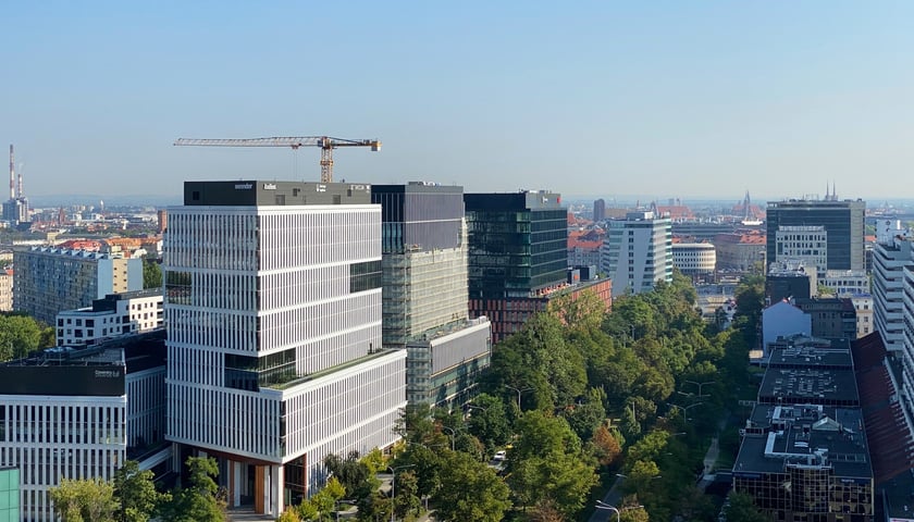 jeden budynek Centrum Południe