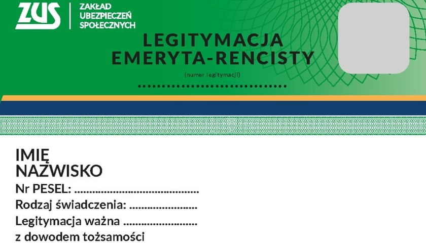 Legitymacja emeryta i rencisty