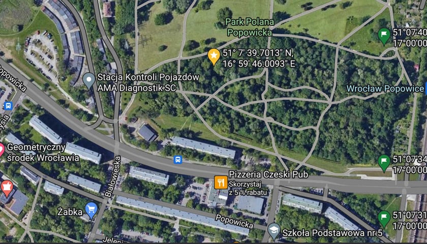 Geodezyjny środek Wrocławia