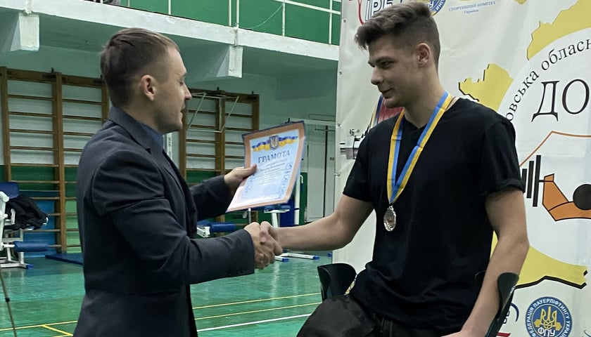 Na zdjęciu z prawej Vladyslav Kasian z Ukrainy