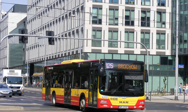 na zdjęciu autobus linii 125 