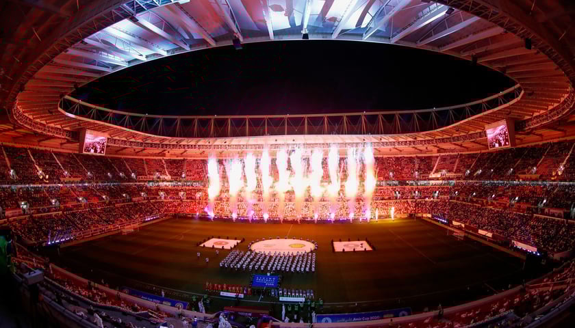 Na zdjęciu wydarzenie na Ahmad Bin Ali Stadium, jednej z aren mistrzostw świata w Katarze 2022 