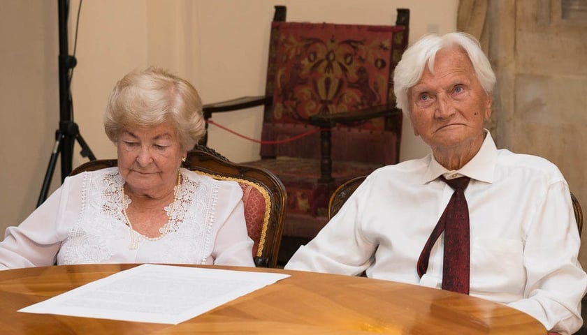 Lidia Cichocka-Arczyńska i Stefan Arczyński razem od 65 lat