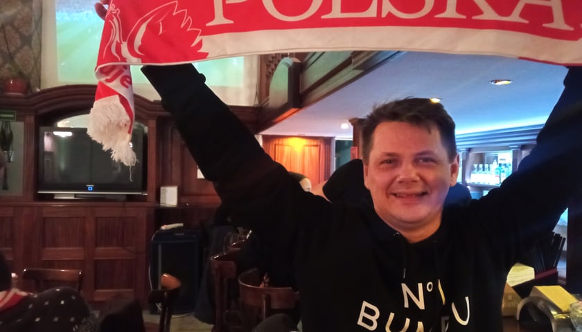 Tak wrocławianie kibicowali polskiej drużynie w pubie Haggis we Wrocławiu