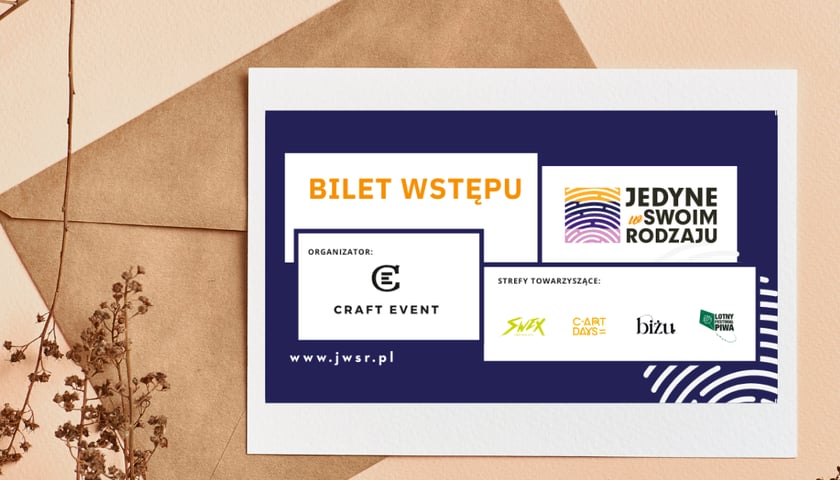 Na zdjęciu zaproszenia na targi rękodzieła do Hali Stulecia
