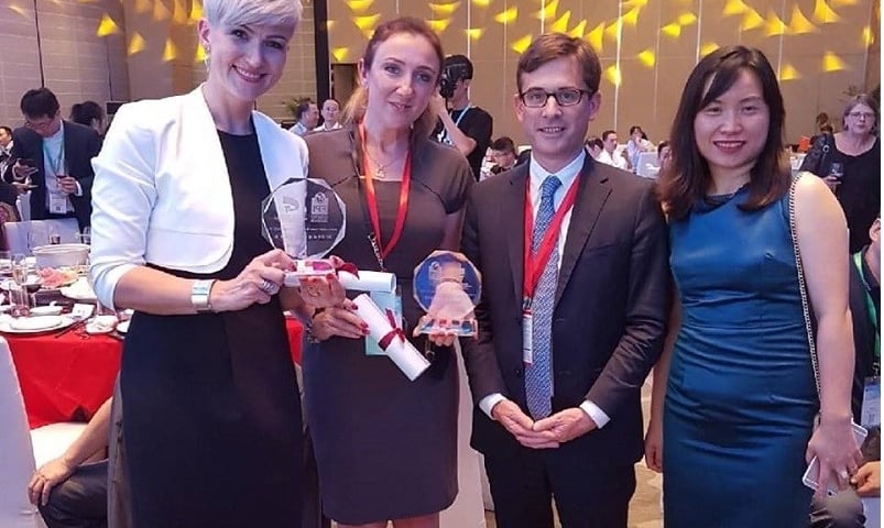 Nagrodę w imieniu prezydenta Wrocławia odebrała Katarzyna Szymczak-Pomianowska, dyrektor Departamentu Zrównoważonego Rozwoju.