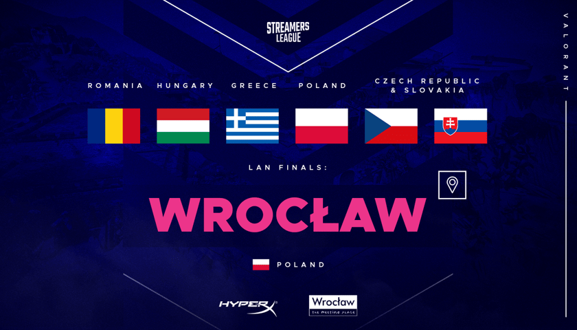 Międzynarodowa liga esportowa Streamers League w grę Valorant