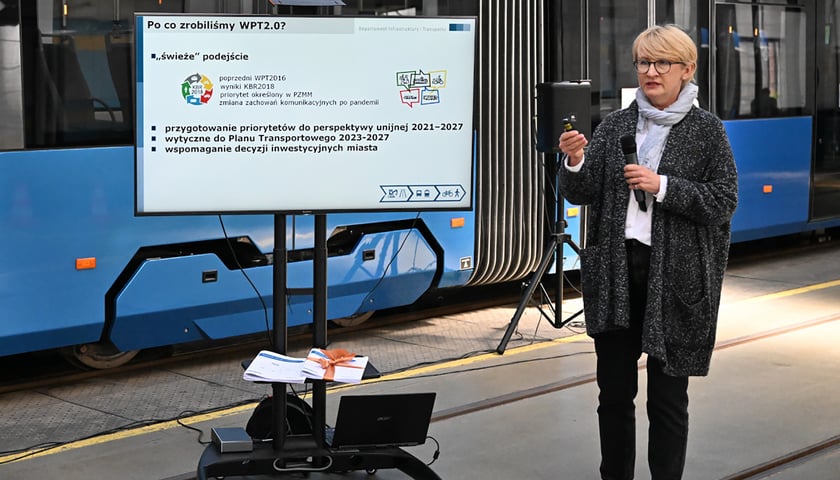 Elżbieta Urbanek, dyrektor Departamentu Infrastruktury i Transportu Urzędu Miejskiego Wrocławia