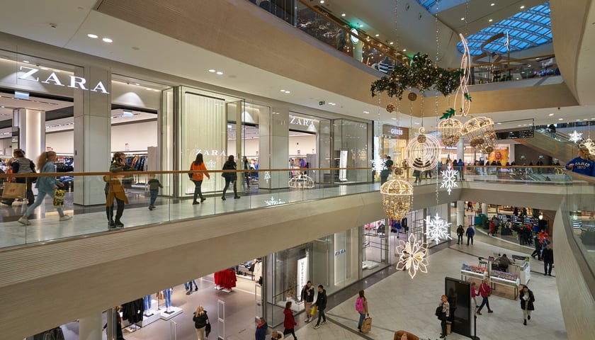 Na zdjęciu: galeria Wroclavia