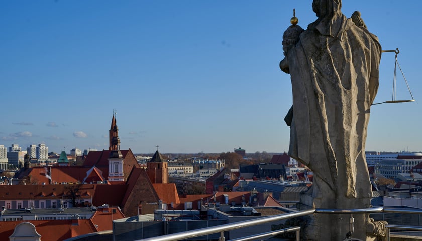 Widok na Wrocław z Wieży Matematycznej