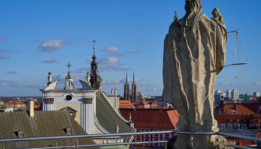 Widok na Wrocław z Wieży Matematycznej