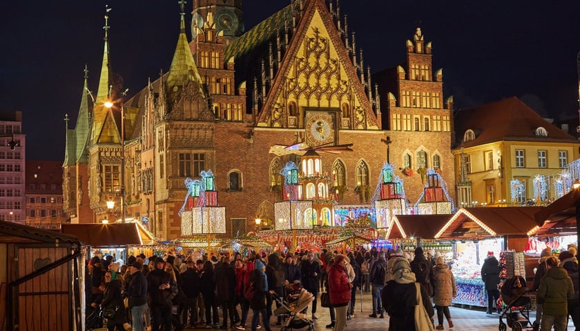 Na zdjęciu otwarcie Jarmarku Bożonarodzeniowego we Wrocławiu