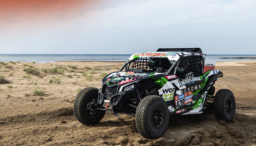 Na zdjęciu pojazd Eryka Goczała, który triumfował w Rajdzie Dakar 2023