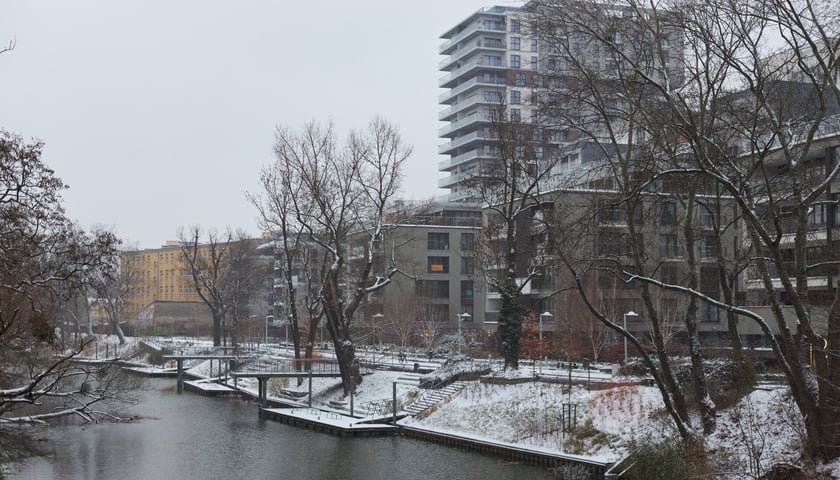 Na zdjęciu: zima we Wrocławiu