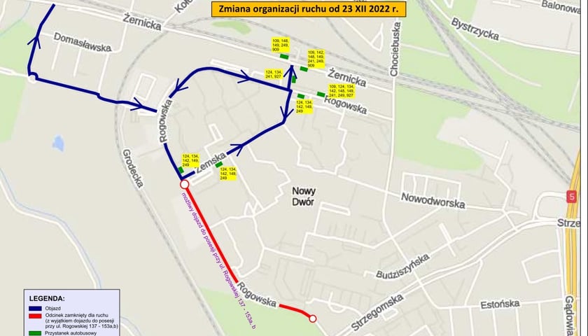 Budowa linii autobusowo - tramwajowej na Nowy Dwór
