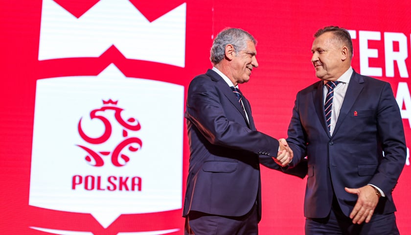 Na zdjęciu od lewej Fernando Santos, nowy selekcjoner reprezentacji Polski i Cezary Kulesza, prezes PZPN