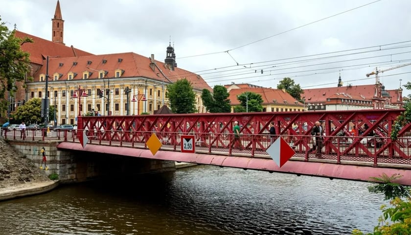 Na zdjęciu Most Piaskowy we Wrocławiu