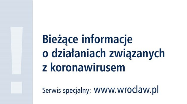 Działania Wrocławia związane z koronawirusem [RAPORT 1 KWIETNIA]
