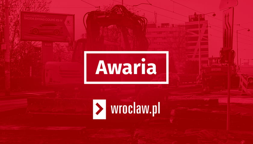 Na grafice napis: awaria, wroclaw.pl