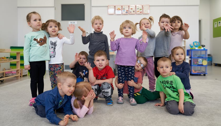 Przedszkolaki z placówki nr 24 przy ul. Dębickiej
