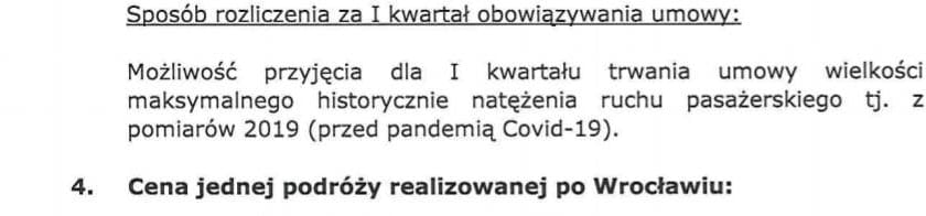 zapis z oferty miasta z 01.12.2022