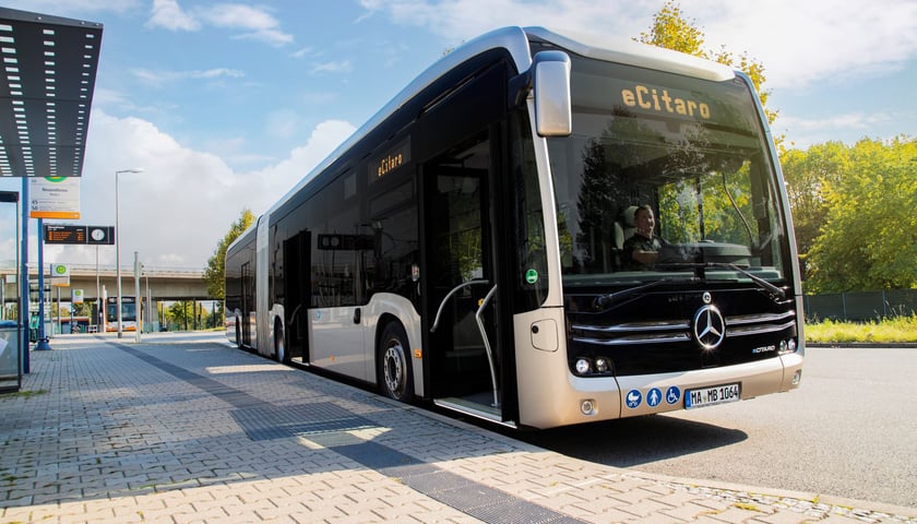 Taki Mercedes eCitaro kursować będzie na trasie aleja Kromera - Krzyżanowice.
