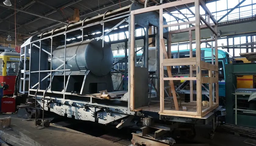 <p>Na zdjęciu widać zabytkowy wagon</p>