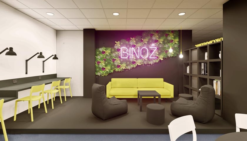 Wizualizacja strefy work & chillout studentek architektury krajobrazu na Uniwersytecie Przyrodniczym   