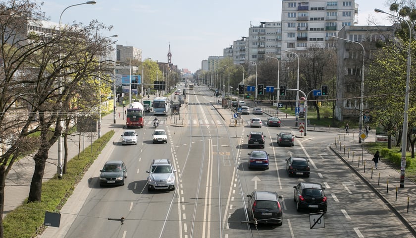 Na zdjęciu ulica Grabiszyńska 