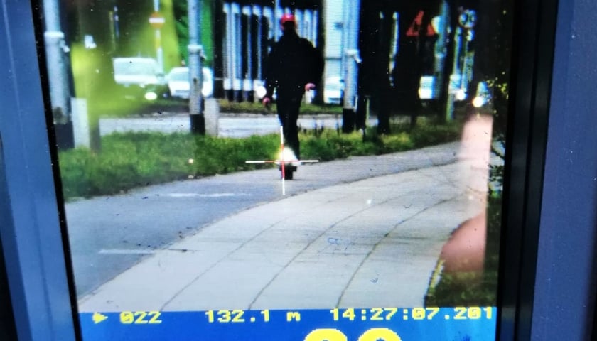 Na zdjęciu kadr z videoradaru