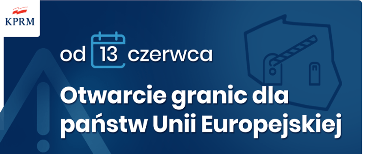 Od 13 czerwca otwarte granice