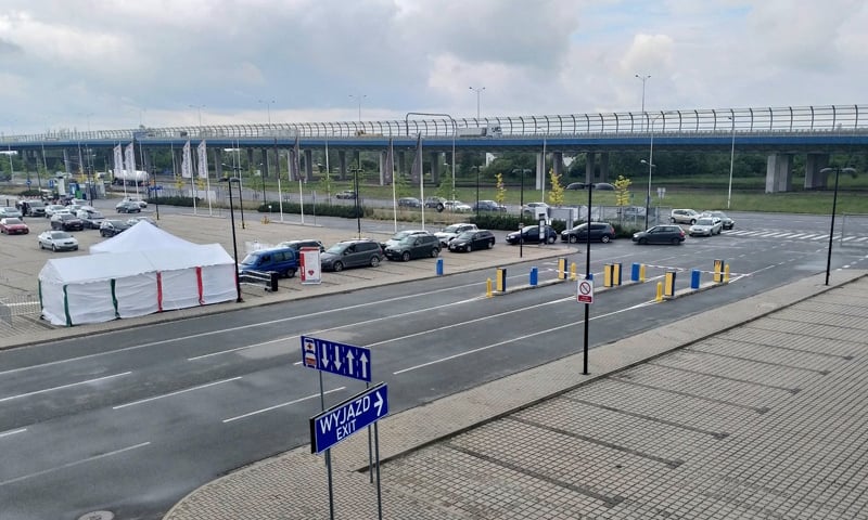 Punkt badań COVID przy stadionie Wrocław kończy działalność 