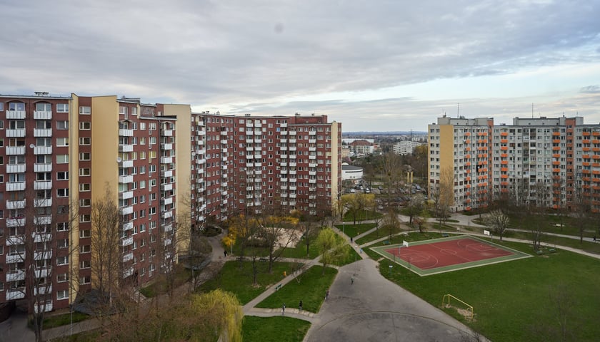 Panorama wrocławskiej Różanki