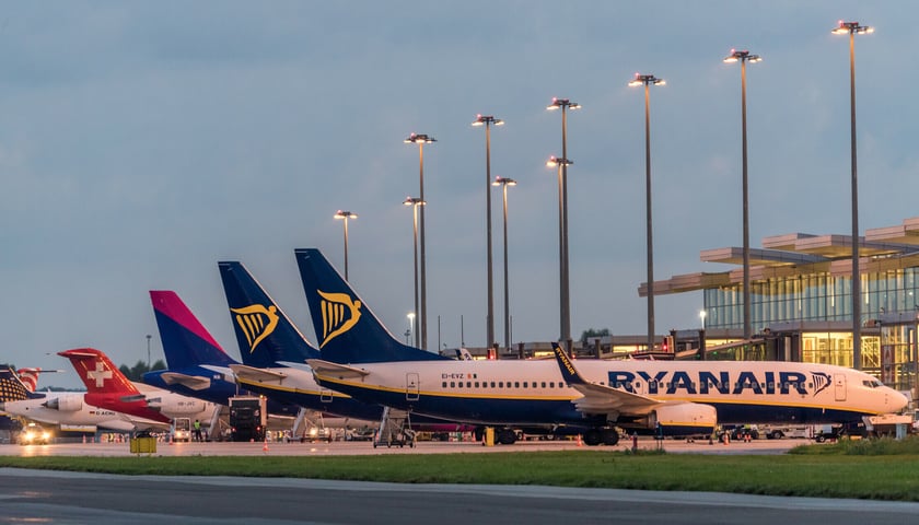 Samoloty na wrocławskim lotnisku