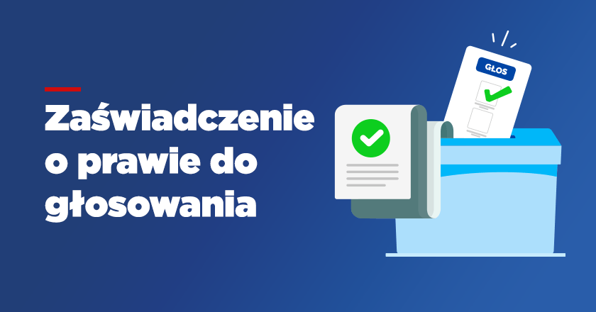 Zaświadczenie o prawie do głosowania - COM przy ul. Zapolskiej czynny dłużej