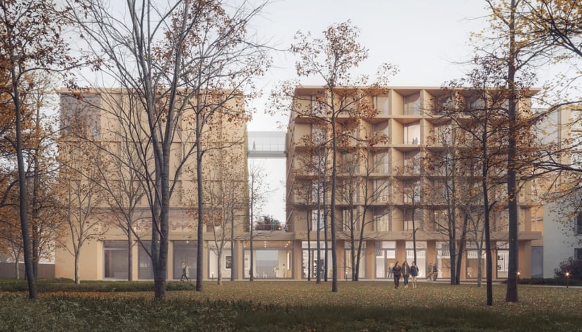 Zwycięska koncepcja na nowy budynek ASP Wrocław