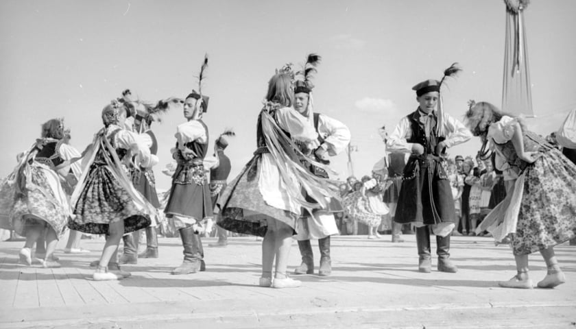 Dożynki na Psim Polu we Wrocławiu, 11 września 1949.