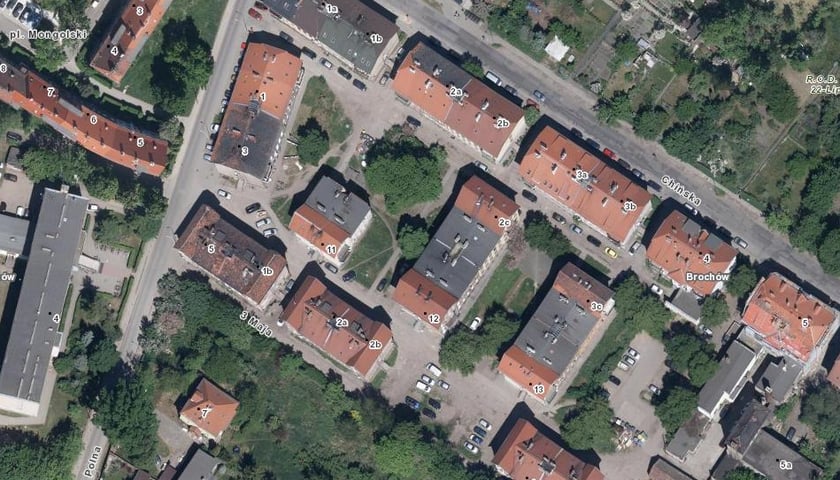Lokalizacja konsultowanego podwórka