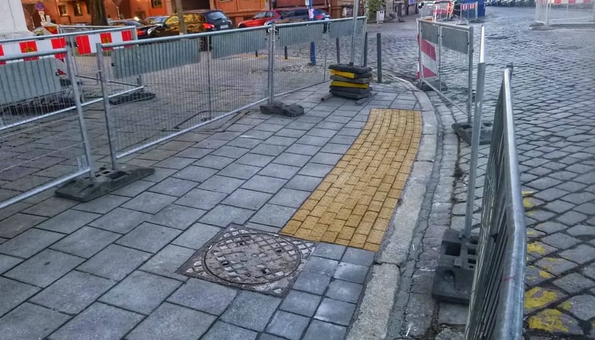 Inwestycja przy ul. Dawida przed wykonaniem.
