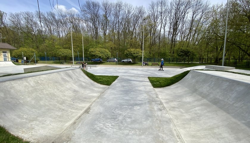 Nowy skatepark przy ul. Sołtysowickiej we Wrocławiu