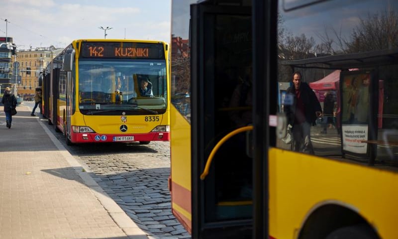 Prace związane z przebudową skrzyżowania ulicy Mickiewicza i budowanej Alei Wielkiej Wyspy