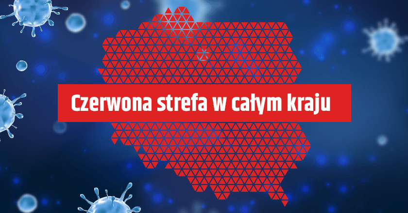 Cała Polska w strefie czerwonej