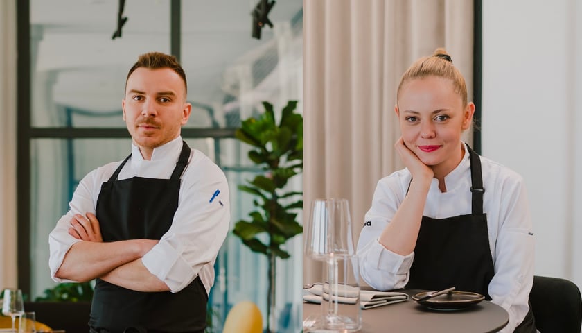 Michał Wester i Katarzyna Daniłowicz, szefowie kuchni Restauracji Tarasowej